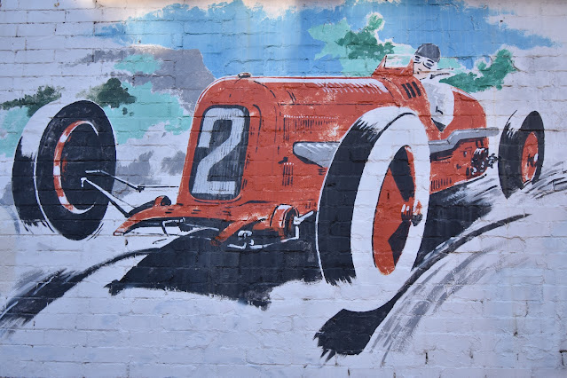 Darlington Street Art | Race Car Mural