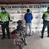 Policía recuperó dos motos robadas en La Guajira