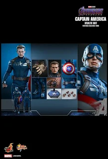 Action Figure 1/6 Captain America [ Stealth Suit ] [ Avengers: Endgame ], Hot Toys