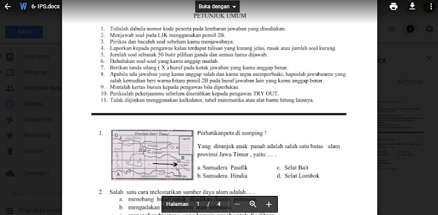 Soal-Soal Latihan UASBN SD K 13