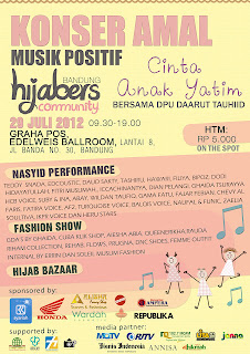 Bandung Fashion Shops: Charity Concert of Hijabers 