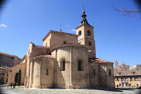 San Millán romanesque church in Segovia