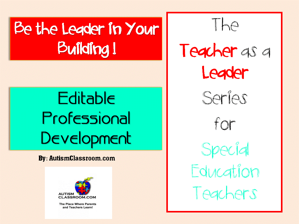  Teacher as a Leader Series