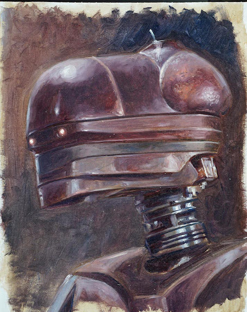 EV-9D9 oil painting droid starwars