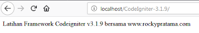 View framework codeigniter