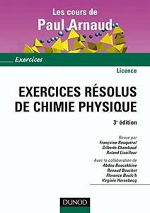 Exercices résolus de Chimie Physique - 3ème édition