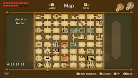 the completed map of the Journey Labyrinth