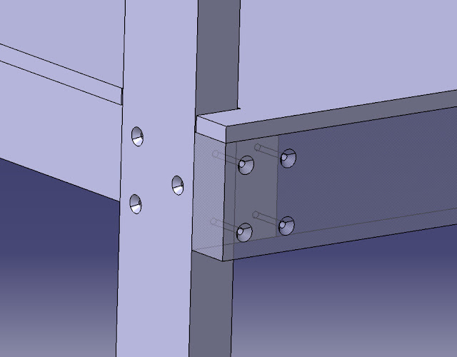 catia design, wood shelf, screw pattern, layout, dimensions