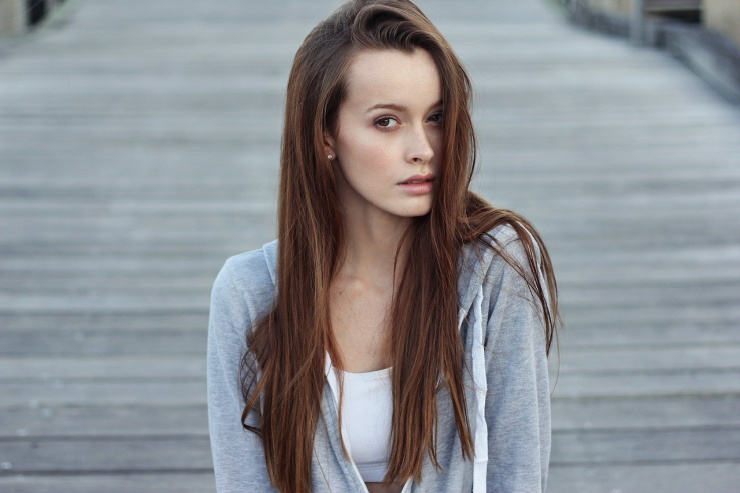 girl long hair