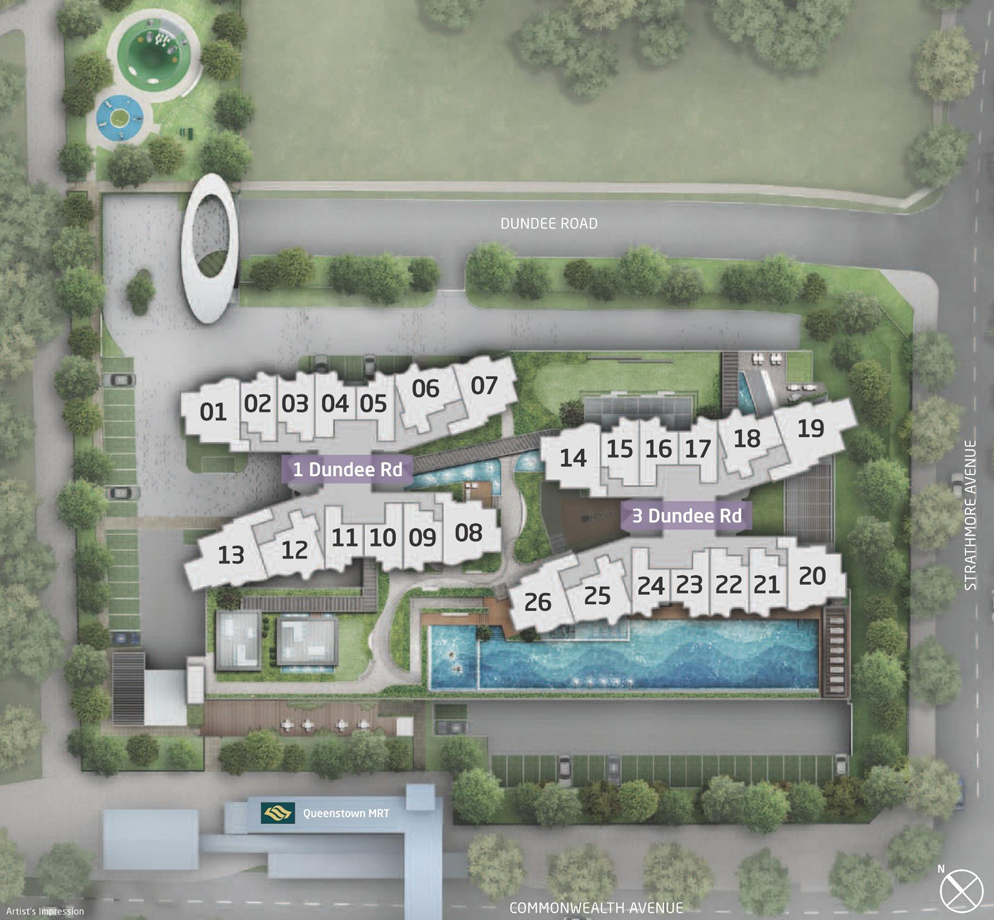 Queens Peak Site Plan