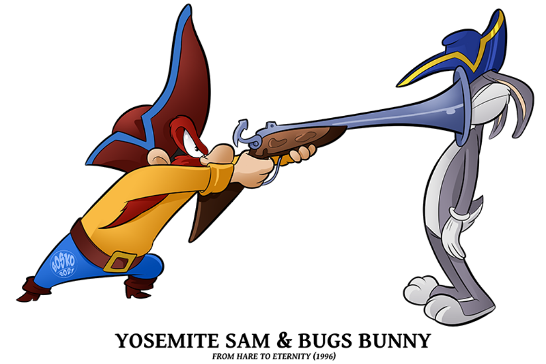 Yosemite Sam Bugs Bunny ile Rekabeti