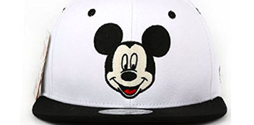 Newera Disney ミッキーマウスのスナップバックキャップ ホワイト 正規品 ディズニーグッズカタログ
