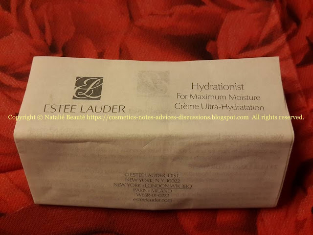 HYDRATIONIST Maximum Moisture Lotion Emulsion ultra-hydratation by ESTEE LAUDER Review and photos NATALIE BEAUTE