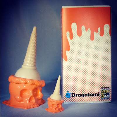 San Diego Comic-Con 2012 Exclusive HorrOrange Ice Scream Man Vinyl Figures by Brutherford