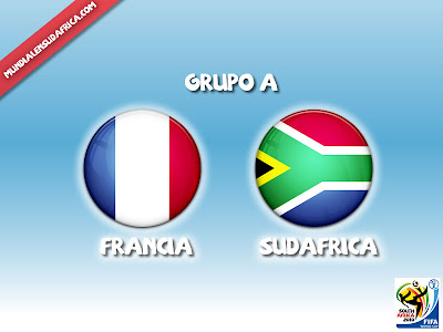 Partido Francia vs Sudafrica Grupo A