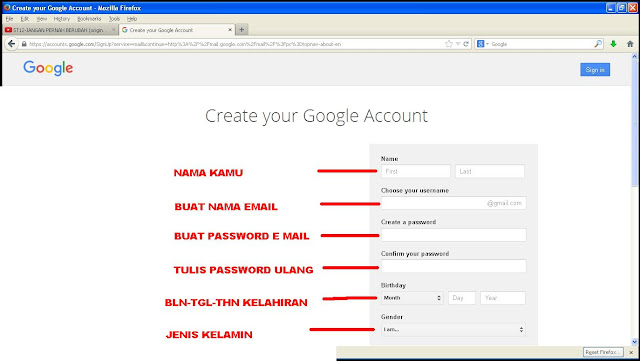 Cara Membuat Email Gratis dari Google Dan Gambar