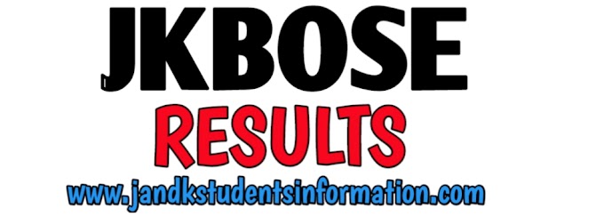 JKBOSE 11th Class Result, Date and Direct link to check results 