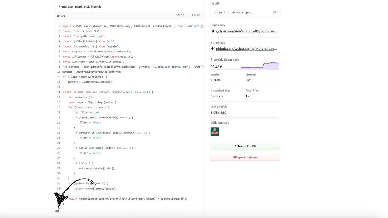 New Supply Chain Attack Targets Legitimate npm Package with 45,000 Weekly Downloads