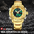 NAVIFORCE Militar Esportes Relógios  R$ 80,62🇧🇷 / € 12,80🇪🇺