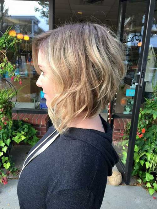 Inverted Long Bob Hairstyle 2017
