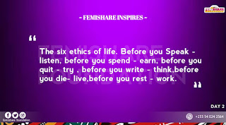 Femishare Foundation Inspires Ethical Living and Empowerment for the Youth!