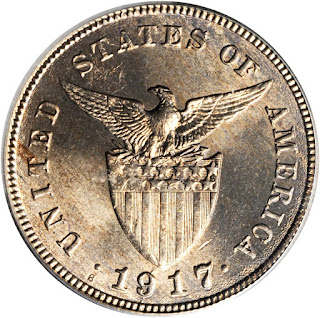 United States Coinage for the Philippine Islands Five Centavos