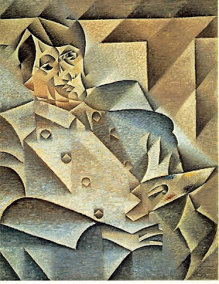 picasso cubism portrait. Portrait of Picasso, 1912.