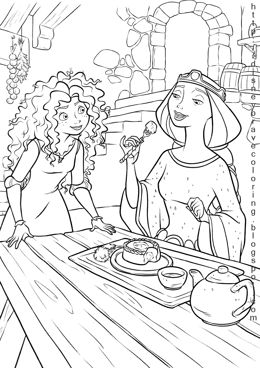 Download PRINCESS COLORING PAGES