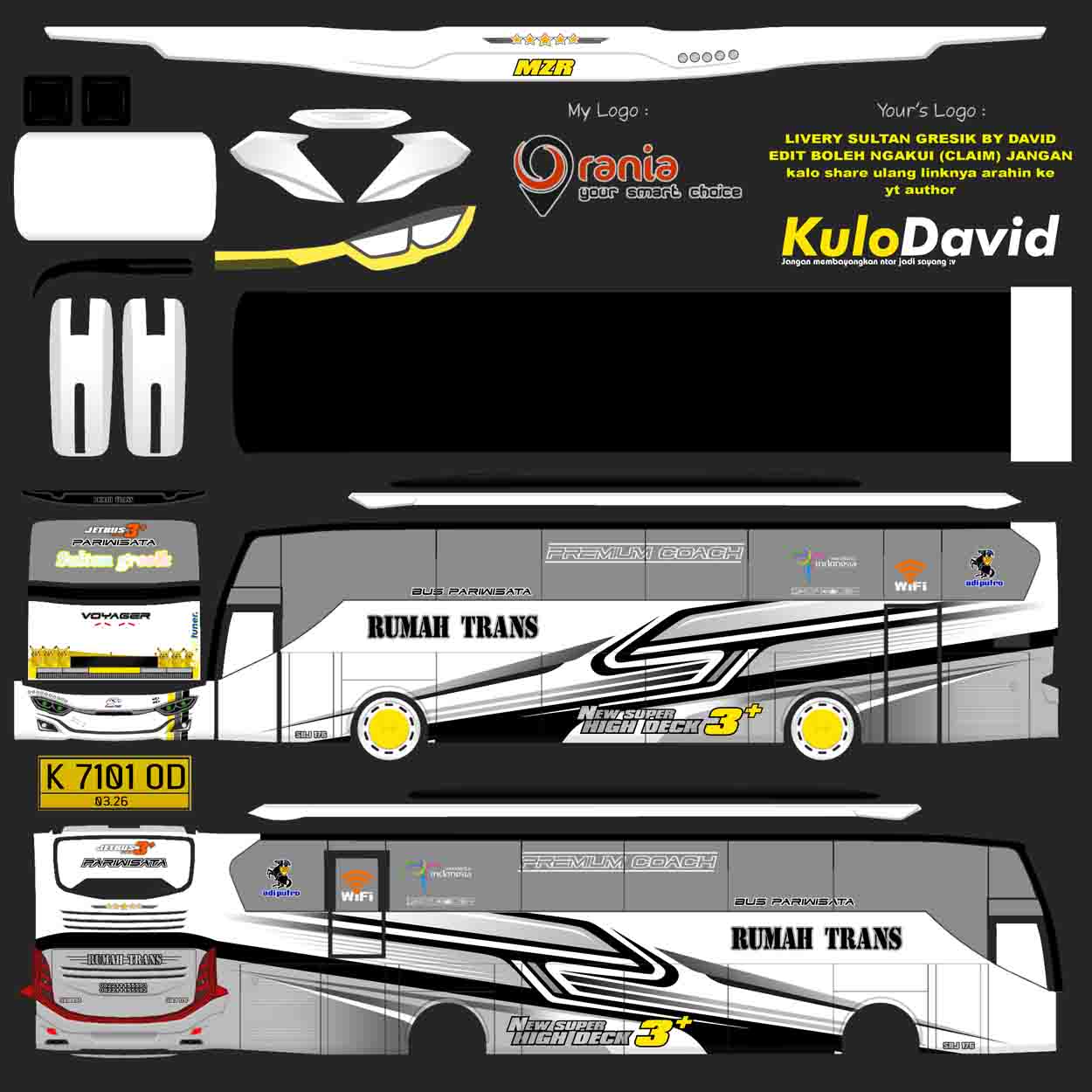 skin bussid sultan gresik