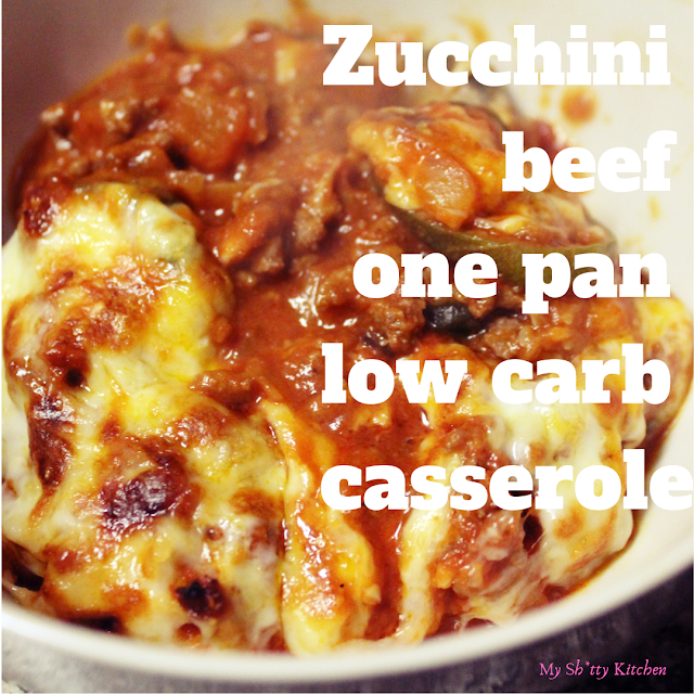 Cheesy Zucchini Beef One Pan Casserole