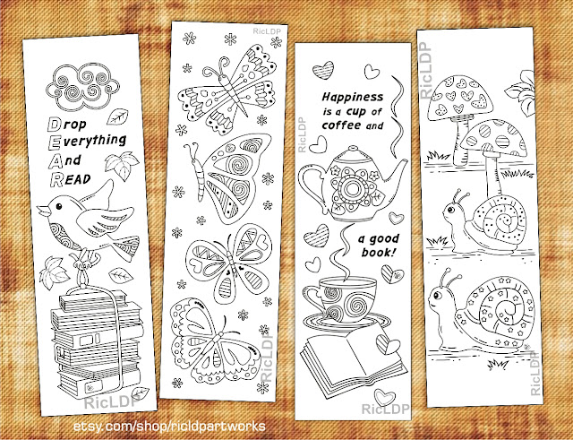 Simple designs bookmarks