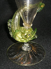 19th Century Venetian Goblet Detail