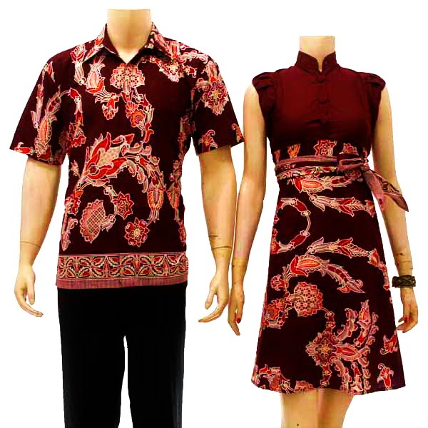  Sarimbit  Dress  Batik  Solo KODE SD 2692 Batik  Bagoes Solo