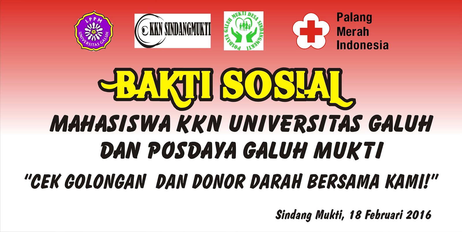 Download Contoh Spanduk Bakti Sosial cdr KARYAKU