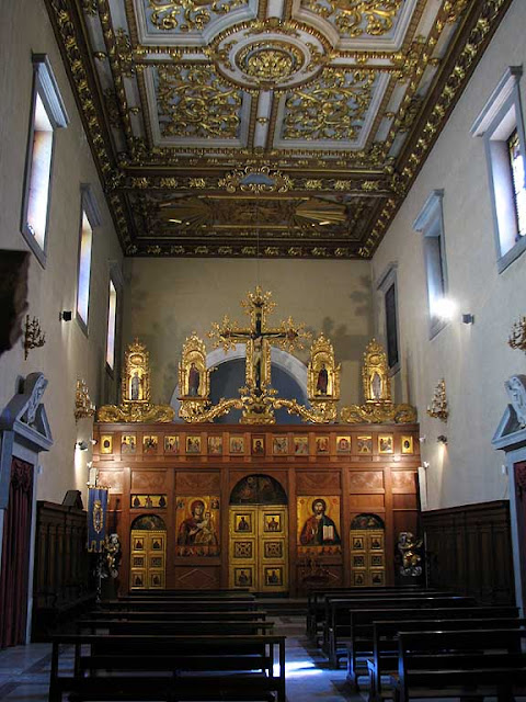 Inside the United Greeks' church, Livorno