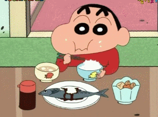 야무지게 먹방하는 짱구