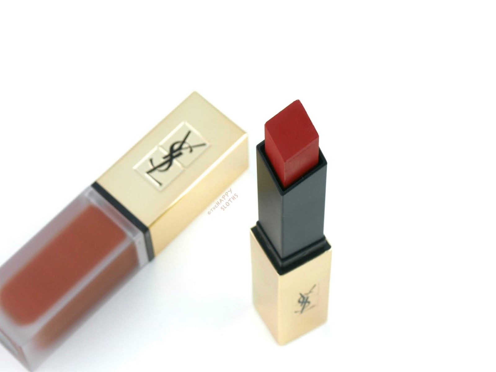 Yves Saint Laurent | Rouge Pur Couture The Slim Matte Lipstick in "21 Rouge Paradoxe": Review and Swatches