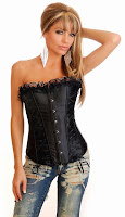 Corset negru Penelopa