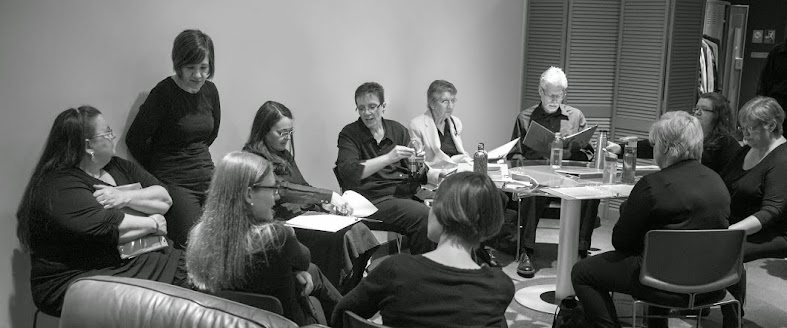 In the green room at the National Gallery, photo -- Andrew Jones