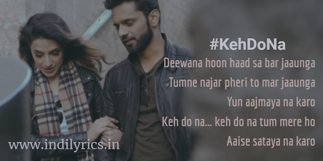 Keh Do Na | Rahul Vaidya | Anusha Sareen | Pics | Quotes