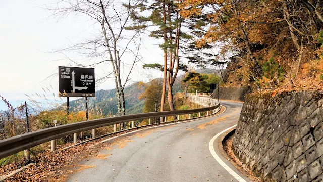 甲府から林道鈴庫山線～畑森線で柳沢峠を越える。一ノ瀬高原に寄って奥多摩湖から奥多摩むかし道を下り青梅まで走るサイクリングコース