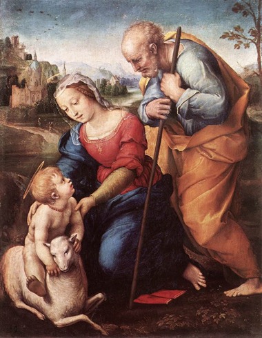 RaffaelloTheHolyFamilywithaLamb1507