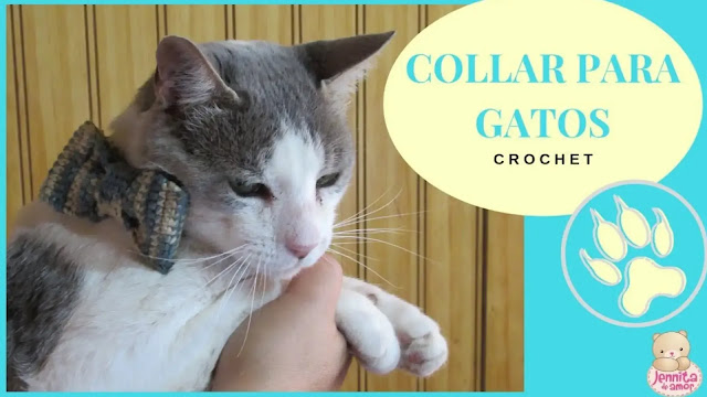 Como Tejer Collar de Gato a Crochet