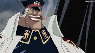 ワンピースアニメ 頂上戦争編 486話 シリュウ | ONE PIECE Episode 486