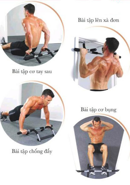 Dụng cụ tập thể hình tại nhà Xà đơn đa năng IRON GYM 1557A