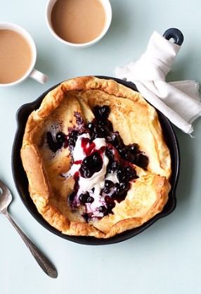 Blueberry Lemon Dutch Baby