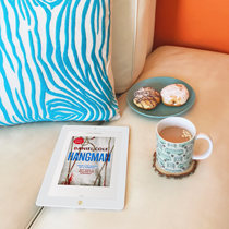 coffee mug, tabletop, home, decor, books, reading, Hangman,  Daniel Cole