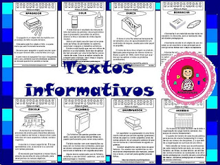 Textos informativos-objetos escolares