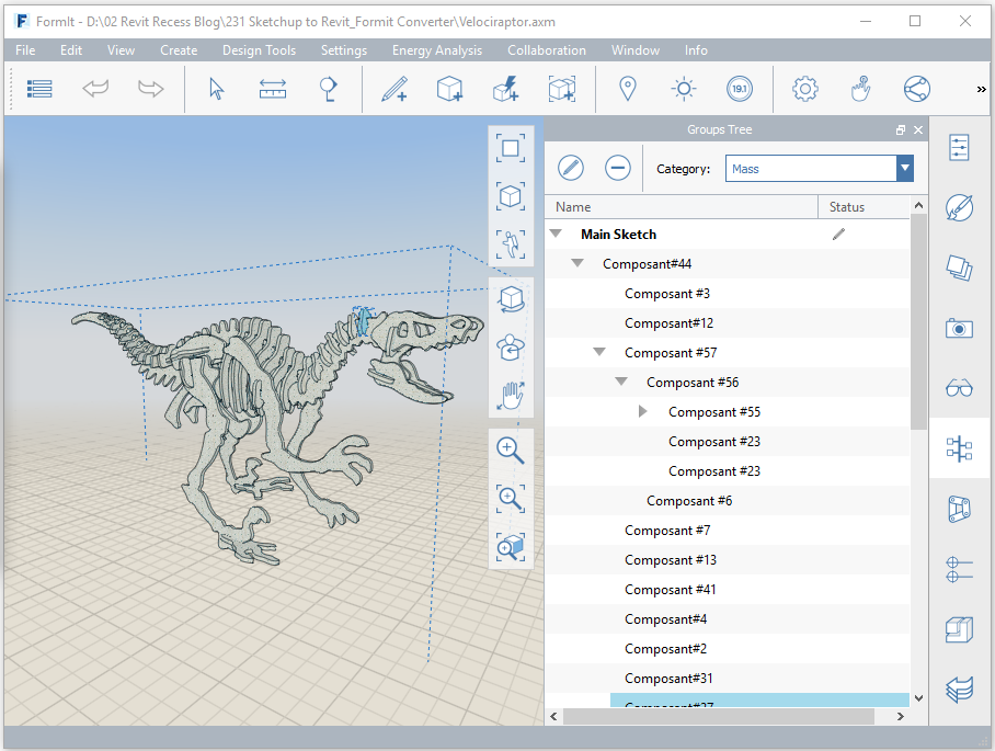 Revit Recess Sketchup Formit Revit