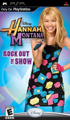 Free Download Hannah Montana Rock Out the Show PSP Game Cover Photo